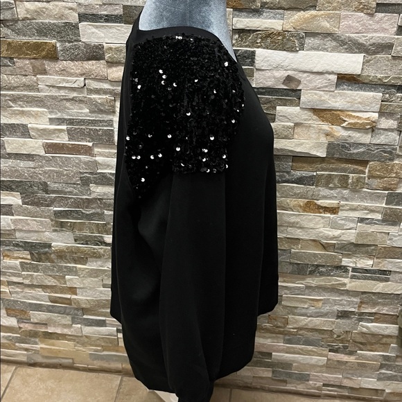 Maurices Black Sequin Accent Top - Picture 6 of 8